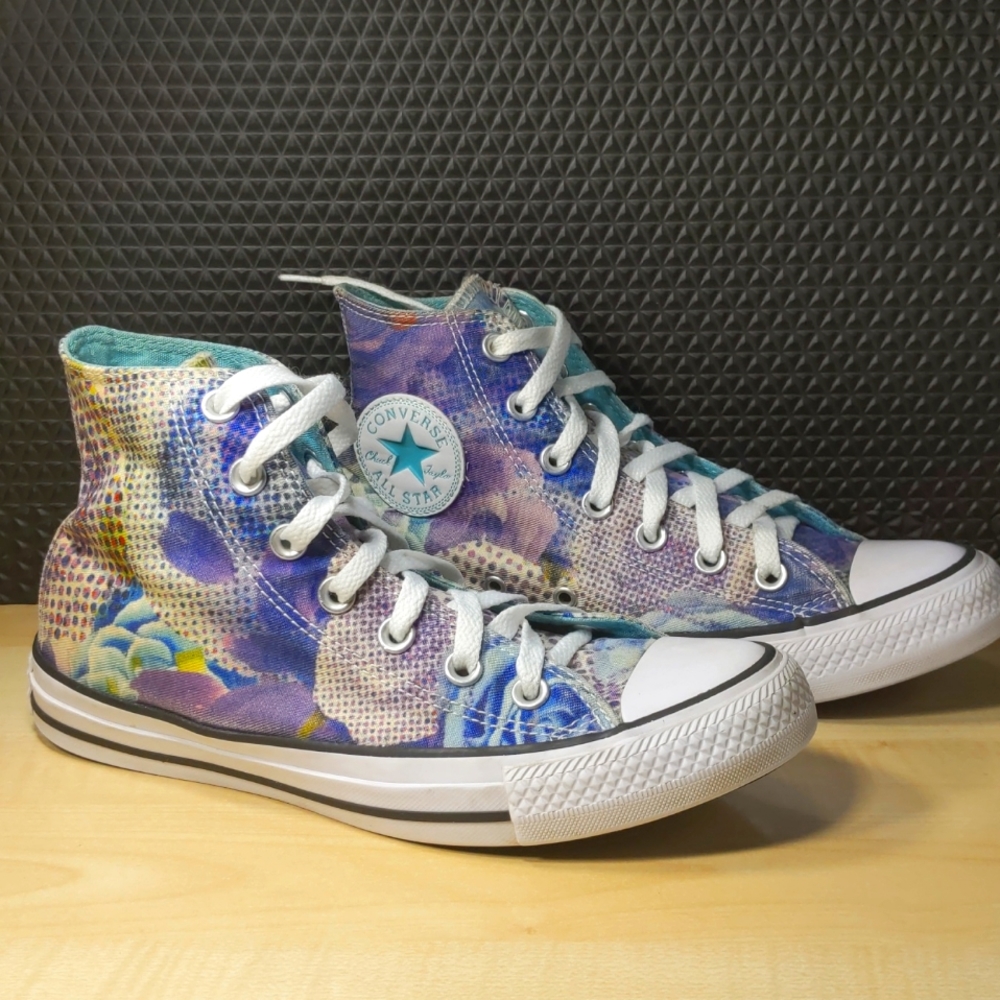 Converse All star Chuck Taylor flowers sneakers